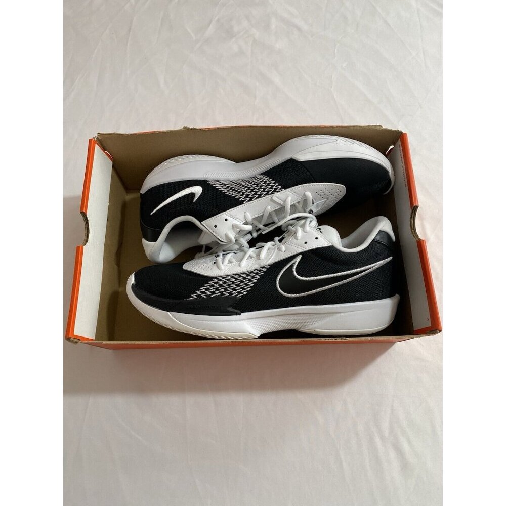 New Mens Size 14 Black White Nike Air Zoom G.T. Cut Academy Basketball Shoes